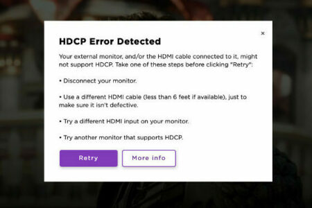 Roku hdcp error